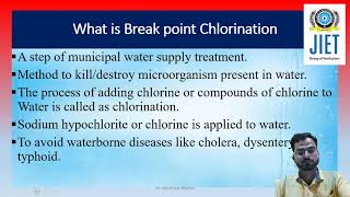 BREAK POINT CHLORINATION WATER ENGINEERING CHEMISTRY BY DR AKLESH [upl. by Oinotnaocram324]