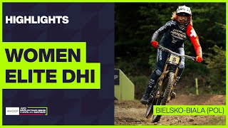 BielskoBiala  Women Elite DHI Highlights  2024 WHOOP UCI Mountain Bike World Cup [upl. by Heilner764]