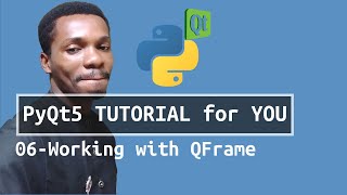 PyQt5 Tutorial 6  Working with QFrame [upl. by Annauqal]