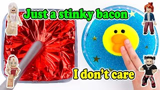 Relaxing Slime Storytime Roblox  When the millionaires son likes the bacon girl [upl. by Norraf]