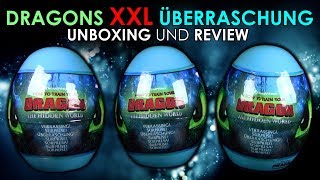 Dragons 3  XXL Surprise Eggs mit Überraschung  Neu  Unboxing amp Review [upl. by Tena]