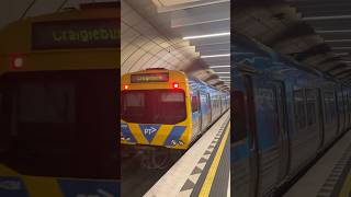 Comeng Train EDi Metro Trains Melbourne  Departing Parliament Stn Craigieburn Line shorts [upl. by Lyrahc766]