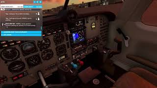 Flight Sim Cessna Mooney 91424 [upl. by Arreyt]