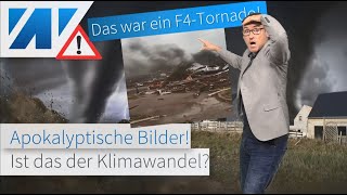 Apokalyptische Bilder HorrorTornado sorgt in Tschechien für Tote und Chaos Was droht Deutschland [upl. by Renruojos371]