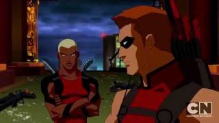 Aqualad and Red Arrow vs SportsMaster and Cheshire [upl. by Ashby]