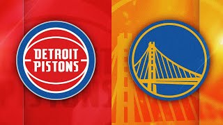 Detroit Pistons vs Golden State Warriors  NBA PRESEASON  October 13 2024 [upl. by Arahsak647]