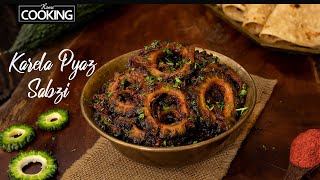 Karela Pyaz Sabzi in Under 30 Minutes  Bitter Gourd Onion Sabzi  Delicious Indian Side Dish [upl. by Annelg]