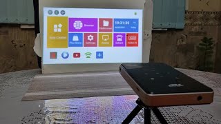 p09 mini projector WiFi Bluetooth Miracast Airplay 4K Home Cicema [upl. by Lashoh328]