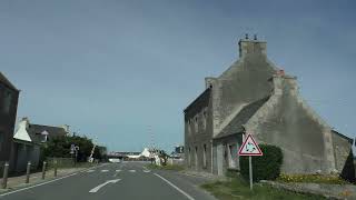 Driving On The D769 Between 29250 Saint Pol de Léon amp 29680 Roscoff Finistère Brittany France [upl. by Morty]