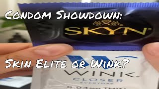 Premium Condoms Two Brands Compared  Wink VS SKYN [upl. by Sidoon]