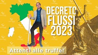 DATA DECRETO FLUSSI 2023 ITALY COSA CAMBIA  PRATICHIAMO LEGGE  STUDIO LEGALE INTERNAZIONALE [upl. by Eniliuqcaj]