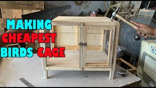 How to make cheap bird cage at home [upl. by Aylmar931]