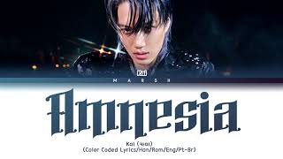 ENGPTBR KAI 카이 – Amnesia 기억상실 Color Coded LyricsHanRom [upl. by Gretchen]