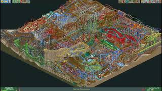 Rollercoaster Tycoon 2 Classic Gameplay  Custom Built Fixing Not Sure It Work Coaster [upl. by Legnaros]