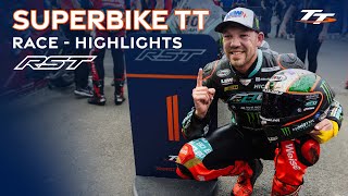 RST Superbike TT Race  Highlights  2024 Isle of Man TT Races [upl. by Holladay]