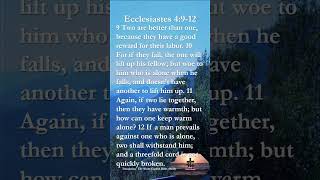 Ecclesiastes 4912 [upl. by Enniotna]