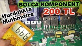 Hurda Merkezinden Komponent Toplama Multimetre Buldum Elektrikli Bisiklet Jantı [upl. by Noskcire]