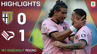 PARMAPALERMO 01  HIGHLIGHTS  Insigne sends Rosanero through  Coppa Italia Frecciarossa 202425 [upl. by Eicnarf]