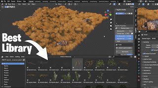 Best Free Blender Addon For Plants and Vegetation [upl. by Ihskaneem]