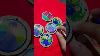 New photo key ring diy handmade photo key ring making video [upl. by Arac102]