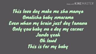 Patoranking  Im in love  official lyrics video [upl. by Whallon604]