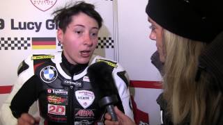 SUPERBIKEIDM  ZolderBelgien  HAUTNAH 005 Lucy Glöckner im Interview  12 Mai 2013 [upl. by Devin318]