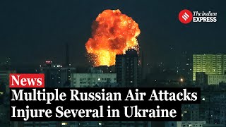 Russia Strikes Kharkiv Region Injuring Residents and Damaging Buildings [upl. by Droffats]