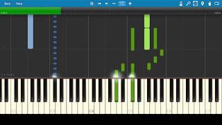 Chariots of Fire Synthesia Piano Tutorial [upl. by Aryamo629]