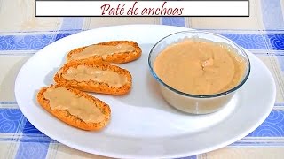 Paté de anchoas  Receta de Cocina en Familia [upl. by Einafpets817]