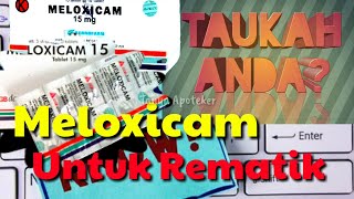 Obat Untuk Rematik  Meloxicam   Obat  Obatan Part 31 [upl. by Chrisman]