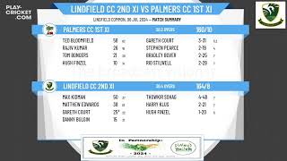 Lindfield CC 2nd XI v Palmers CC 1st XI [upl. by Thorncombe]