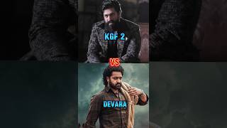 KGF 2 VS DEVARA FIRST WEEKEND COLLECTION viralshort kgf2 viralsong shorts trending [upl. by Eeleimaj]