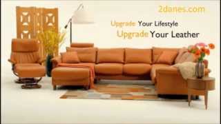 ekornes stressless sale Leather Upgrade  2 danes Furniture [upl. by Demmahom]