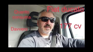 FIAT DUCATO  QUANTO CONSUMA DAVVERO [upl. by Arahsal883]