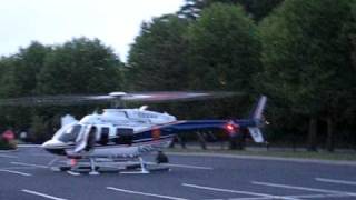 Nassau County NY Police Helicopter 5 Taking Off [upl. by Bobbe]