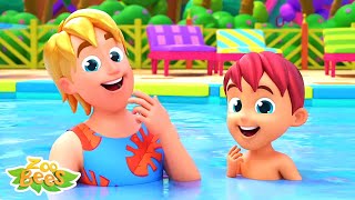 Natation Chanson Préscolaires Rimes  Plus Vidéos Dessins Animés pour Tout Petits [upl. by Atir]