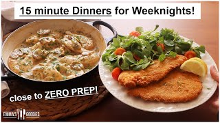 15 Minute Chicken Dinners ANYONE Can Make [upl. by Ofelia]