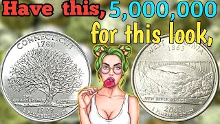 TOP 5 Ultra Rare Quarter Dollars valueable worth money today how much is the pocket [upl. by Jarus781]