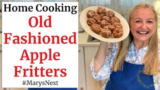 How to Make Apple Fritters  An Old Fashioned Apple Fritters Recipe [upl. by Aneala]