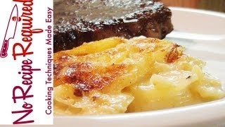 Potato Dauphinoise  NoRecipeRequiredcom [upl. by Ander]