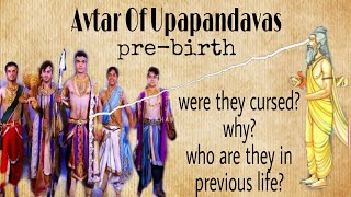 Avtar Of upapandavas  The 5 Sons Of Draupadi  PreBirth  were they cursed [upl. by Angelia]