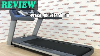 Precor 885 Treadmill  Review 2022 [upl. by Ahsirhcal862]