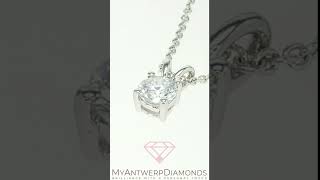 065 Ct Round Brilliant Diamond Pendant diamondpendant diamondjewellery [upl. by Alyam]