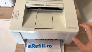 HP LaserJet Pro M102a M102w  replacing cartidge HP CF217A [upl. by Jones]