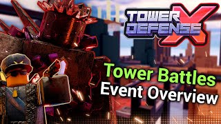 Tower Battles Event Overview  TDX [upl. by Mcginnis463]