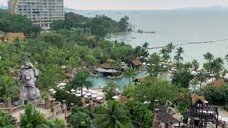 Centara Grand Mirage Hotel Pattaya Balcony View  202311 [upl. by Arondel445]