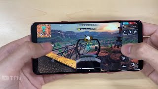 LG G7 ThinQ Test Game Free Fire RAM 6GB  Snapdragon 845 Battery Test on LG G7 ThinQ [upl. by Aniteb801]