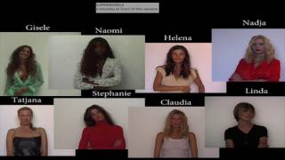 More beautiful women supermodels two minutes in front of the camera [upl. by Beatriz]