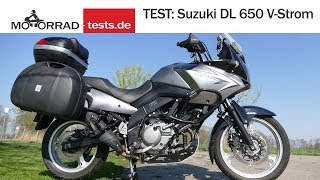 Suzuki DL 650 VStrom  TEST deutsch [upl. by Marje]