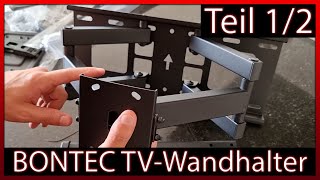 Teil 12 BONTEC TV Wandhalterung für 3280 Zoll Bildschirme bis zu 60kg  Unboxing  Test  Review [upl. by Nilyac]